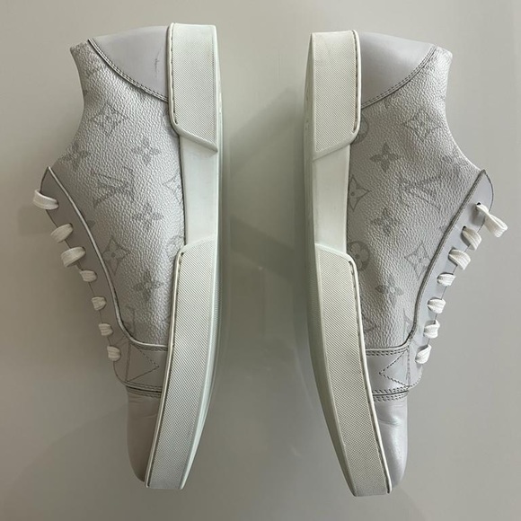 Authentic Louis Vuitton Tenis Match-Up Gray and White Size 8 - Picture 2 of 6